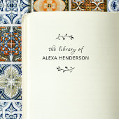 Elegant script botanisch uit de bibliotheek van he rubberstempel