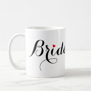 Elegant Script Bride Vrijgezellenfeest Wedding Par Koffiemok