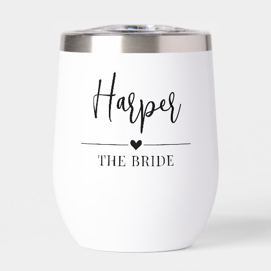 Elegant Script Bruiloftsshower Favor Persoonlijk (Voorkant)