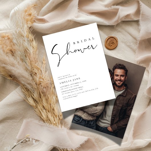 Elegant Script Budget Trouwen Vrijgezellenfeest Fo Kaart