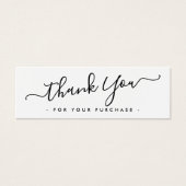 Elegant script business Bedankt dat je kaart hebt  (Voorkant)