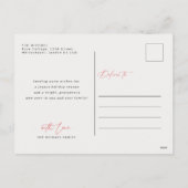 Elegant Script Calligraphy Family Photo Christmas Feestdagenkaart (Achterkant)