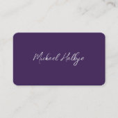 Elegant Script Calligraphy Modern LogoProfessional Visitekaartje (Voorkant)