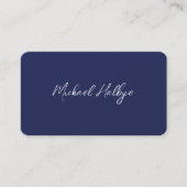 Elegant Script Calligraphy Modern LogoProfessional Visitekaartje (Voorkant)