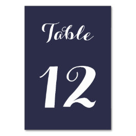 Elegant Script Chic Blue White Bride Wedding Party Kaart