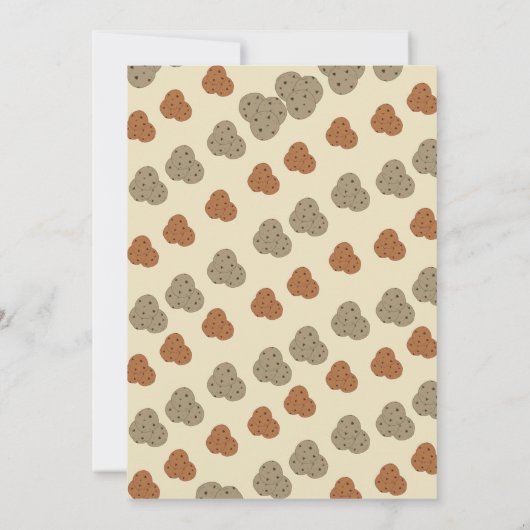 Elegant Script Christmas Cookie Exchange Party Kaart (Achterkant)