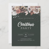Elegant script Christmas Invitation Holiday Kaart (Voorkant)