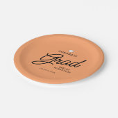 Elegant Script Congrats Afstudeerder Graduation Pa Papieren Bordje (Gekanteld)