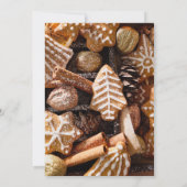 Elegant Script Cookie Exchange Kerstfeest Kaart (Achterkant)