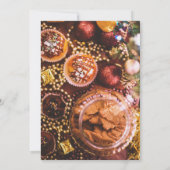 Elegant Script Cookie Exchange Kerstfeest Kaart (Achterkant)