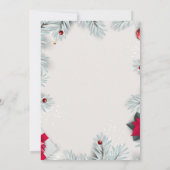 Elegant Script Cookie Exchange Kerstfeest Kaart (Achterkant)