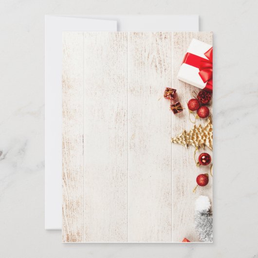 Elegant Script Cookie Exchange Kerstfeest Kaart (Achterkant)