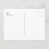 Elegant Script Couple Photo Wedding Save our Date Aankondigingskaart (Achterkant)