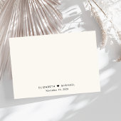 Elegant Script Cream Bruiloft RSVP Kaartje