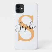 Elegant Script Custom Name Personalized Gift Case-Mate iPhone Case (Achterkant)