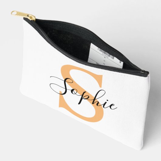 Elegant Script Custom Name Personalized Gift Etui (Open)