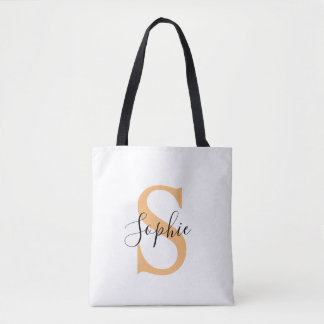 Elegant Script Custom Name Personalized Gift Tote Bag