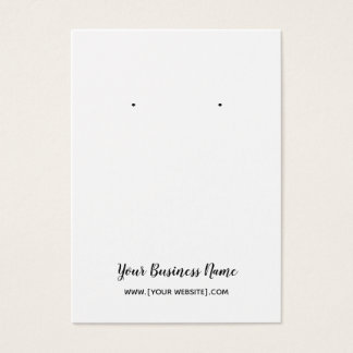 Elegant Script Custom Oorsprongskaart Visitekaartje