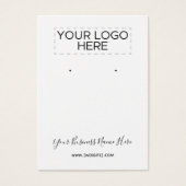 Elegant Script Custom Oorsprongskaart Visitekaartje (Voorkant)