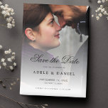 Elegant Script Custom Photo Save the Date Wedding Magneet<br><div class="desc">Foto opslaan van de datum bruiloft uitnodigingen</div>