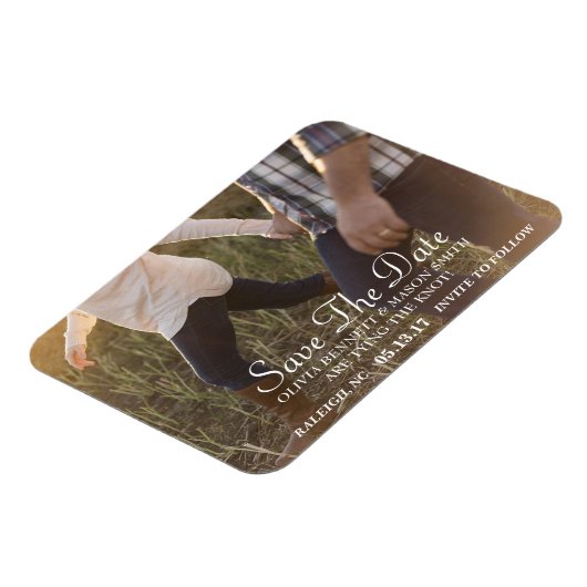 Elegant script | De Foto van de douane bewaart de Magneet (Linkerzijde)