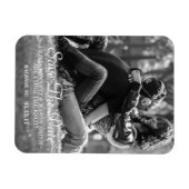 Elegant script | De Foto van de douane bewaart de  Magneet (Horizontaal)