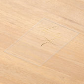 Elegant script Dertig Zwart Goud 30ste Verjaardag Acryl Uitnodigingen (Laagn)