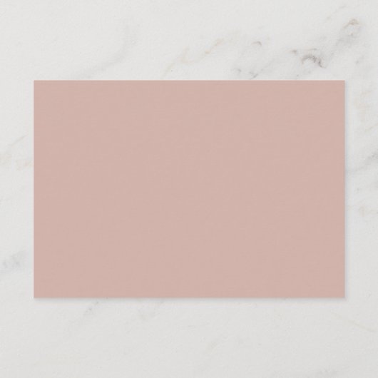 Elegant Script Details Enclosure Kaart (Achterkant)