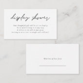 Elegant Script Display Vrijgezellenfeest Label op Informatiekaartje (Voorkant / Achterkant)