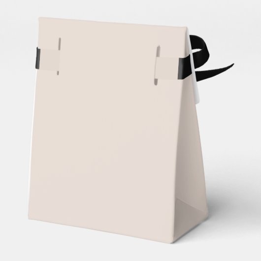 Elegant Script Dusty Pink Wedding Favor Boxes Bedankdoosjes (Achterkant)