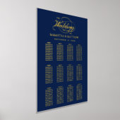 Elegant Script Echte Folie geperste zithoek Afdrukken (Laagn)