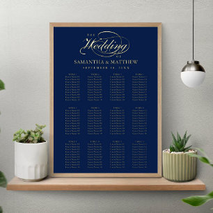 Elegant Script Echte Folie geperste zithoek Afdrukken