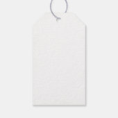 Elegant script en foto | Rode bessen Kerstmis Cadeaulabel (Achterkant)