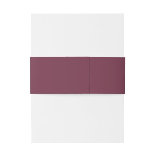 Elegant Script en Goud en Bourgondische bruiloft I Uitnodigingen Wikkel (Achterkant Voorbeeld)