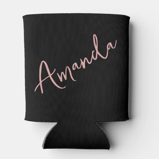 Elegant script en persoonlijke vaardigheden blikjeskoeler (Achterkant)