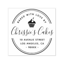 Elegant script en rand Bakkerij logo business