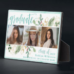 Elegant Script Eucalyptus Greenery Afstudeerder 3  Fotoplaat<br><div class="desc">Elegant Script Eucalyptus Greenery Afstuderen 3 Foto Plaque. Gefeliciteerd het AFSTUDEERDER! Gefeliciteerd met hun welverdiende succes en vieren ze met deze mooie tafelplaquette met de esel stand. Alle teksten zijn vooraf geregeld zodat u zich gemakkelijk en snel kunt personaliseren met uw eigen details.</div>