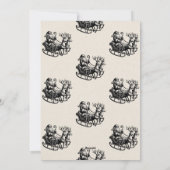 Elegant Script Familie Foto Vakantie Kaart (Achterkant)