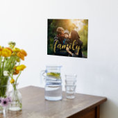 Elegant Script "Family"-bedekking Folie Afdrukken (Laag (Keuken))