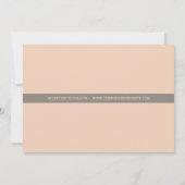 Elegant Script Faux Foil Love Kaart (Achterkant)