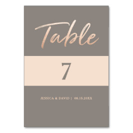 Elegant Script Faux Folie Kaart