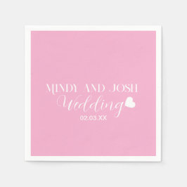 Elegant Script floating heart Servet