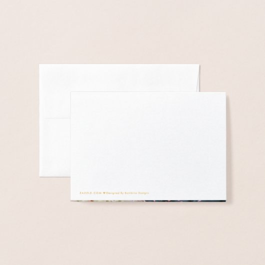 Elegant Script Folie, bruiloft foto Dank je Folie Kaarten (Met envelop)