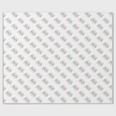 Elegant Script For We Walk By Faith Not By Sight Cadeaupapier (Vlak)