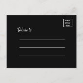 Elegant Script Foto Afstudeer Dankjewel Briefkaart (Achterkant)