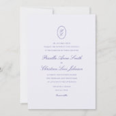 Elegant Script Foto Bijbel Verse Christelijke brui Kaart (Voorkant)