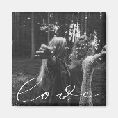 Elegant script | Foto Magnet (Voorkant)