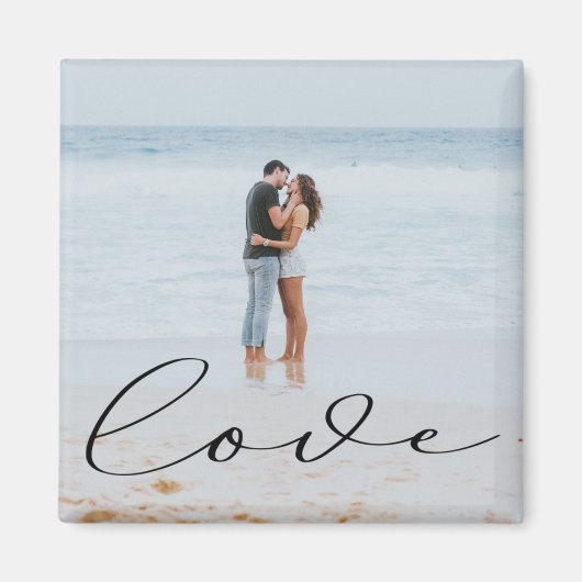 Elegant script | Foto Magnet (Voorkant)