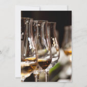 Elegant Script, Foto Stock de Bar Couples Douche Kaart (Achterkant)