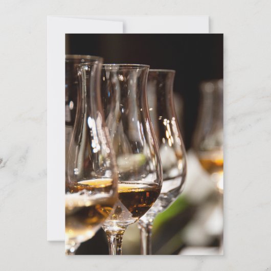 Elegant Script, Foto Stock de Bar Couples Douche Kaart (Achterkant)